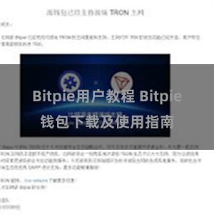 Bitpie用户教程 Bitpie钱包下载及使用指南