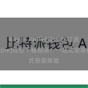 Bitpie APP轻量版 比特派(Bitpie)钱包下载指南：一站式安装体验