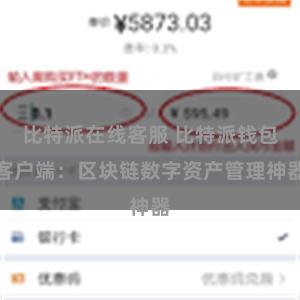比特派在线客服 比特派钱包客户端：区块链数字资产管理神器